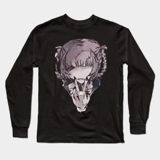 Call of the night Nazuna nanakusa in a watercolor art design Long Sleeve T-Shirt